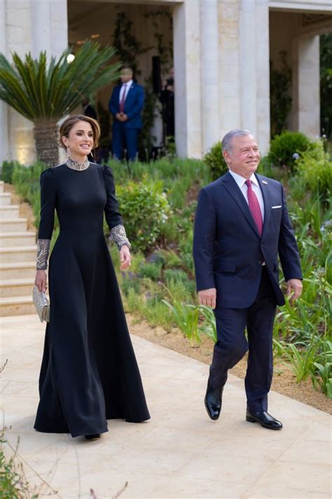 christian dior dress queen rania|queen rania wedding.